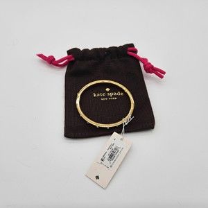 💯 Authentic Kate Spade Set In Stone Hinged Bangle NWT